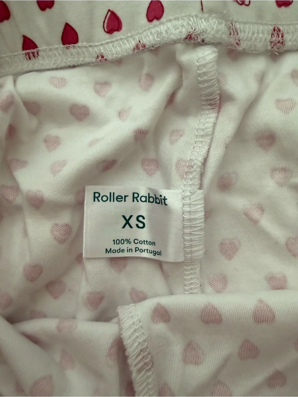 Roller Rabbit Pink Heart Pajama Set